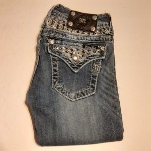 Miss Me Women's Embellished Jeans in Size 26 JP5908B